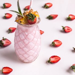 Strawberry Colada Cocktails